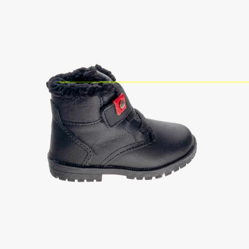 Bota preta hot sale infantil masculina