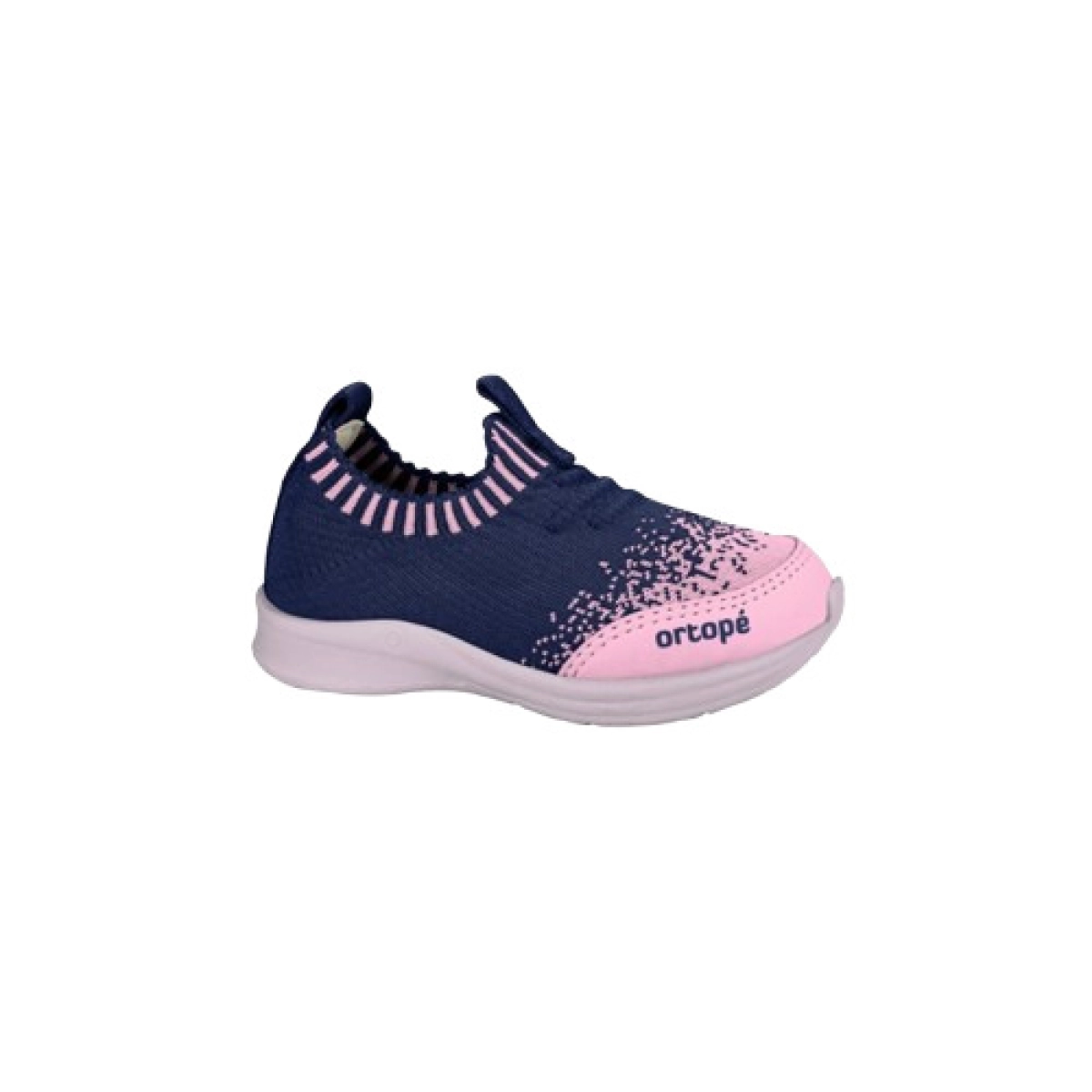 Tênis Infantil Feminino Ortopé Happy Confort Marinho Pink