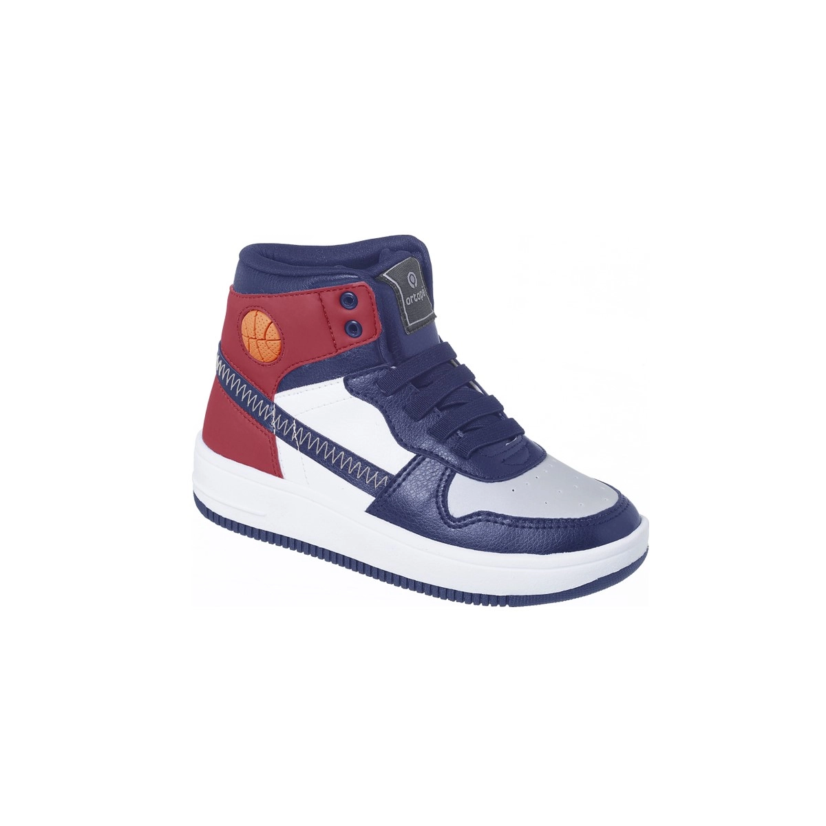 Tênis Infantil Masculino Ortopé Bliss Boot Marinho Vermelho